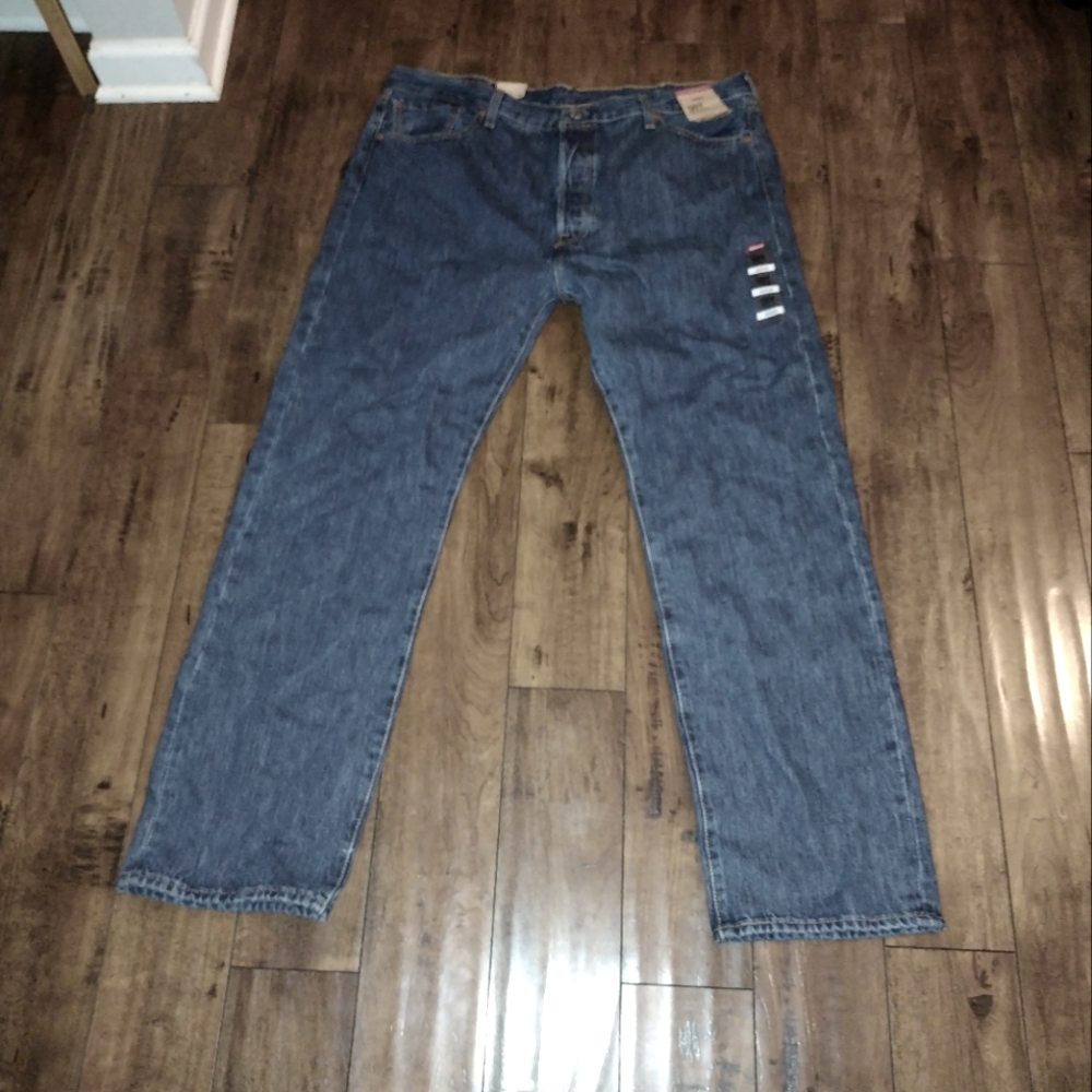 NWT Levis 501xx Straight Fit Jeans Men Size 40x32  Blue Button Fly